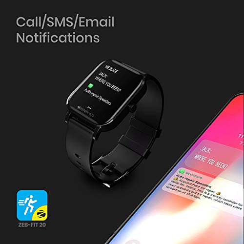 ZEBRONICS Zeb FIT 920CH Silicone Fitness Band Black ZEBRONICS Zeb FIT 920CH Silicone Fitness Band Black