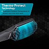 Vega Hair Straightener Brush with Ionic  Thermoprotect Technology and 16 Temperature Settings, VHSB-04 Black