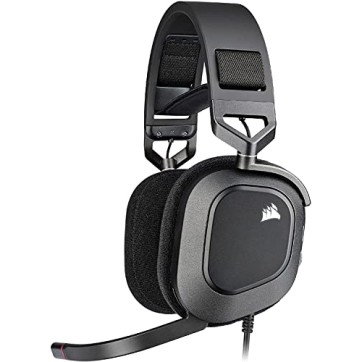 Corsair HS80 RGB Wired USB Premium Gaming On-Ear Headphones Black Corsair HS80 RGB Wired USB Premium Gaming On-Ear Headphones Black