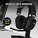 Corsair HS80 RGB Wired USB Premium Gaming On-Ear Headphones Black