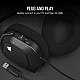 Corsair HS80 RGB Wired USB Premium Gaming On-Ear Headphones Black