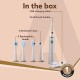 AGARO COSMIC Lite Sonic Electric Toothbrush for Adults with 6 Modes, 3 Brush Heads, 1 Interdental Head and Rechargeable with 3.5 Hours