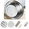 Airtree 3 in 1 Stainless Steel Basin Grater Colander