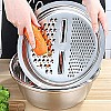 Airtree 3 in 1 Stainless Steel Basin Grater Colander