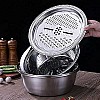 Airtree 3 in 1 Stainless Steel Basin Grater Colander