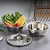 Airtree 3 in 1 Stainless Steel Basin Grater Colander