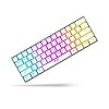 Ant Esports MK1500 Mini 60% Pro RGB Wireless Gaming Keyboard White