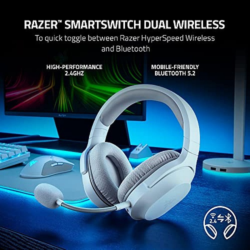 Razer Barracuda X 2022 Wireless Multi-Platform Mercury White 