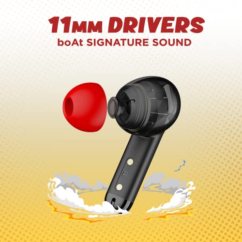 boAt Airdopes 458 TWS Wireless Earbuds with Spatial Bionic Sound by THX,in Ear Active Black boAt Airdopes 458 TWS Wireless Earbuds with Spatial Bionic Sound by THX,in Ear Active Black
