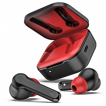 boAt Airdopes 458 TWS Wireless Earbuds with Spatial Bionic Sound by THX,in Ear Active Black