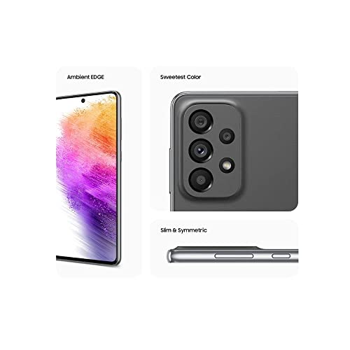 Samsung Galaxy A73 5G (Awesome Gray, 8GB RAM, 256GB Storage) Refurbished