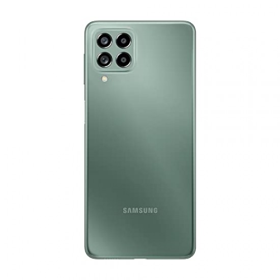 Samsung Galaxy M53 5G (Mystique Green, 6GB, 128GB Storage) 108MP sAmoled+ 120Hz 16GB RAM with RAM Plus  Without Charger