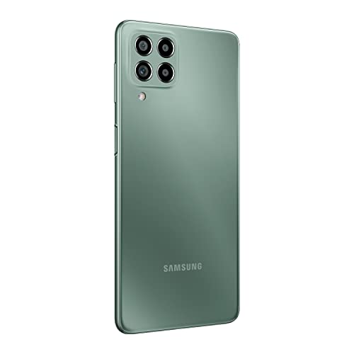 Samsung Galaxy M53 5G (Mystique Green, 6GB, 128GB Storage) 108MP sAmoled+ 120Hz 16GB RAM with RAM Plus Without Charger Samsung Galaxy M53 5G (Mystique Green, 6GB, 128GB Storage) 108MP sAmoled+ 120Hz 16GB RAM with RAM Plus Without Charger