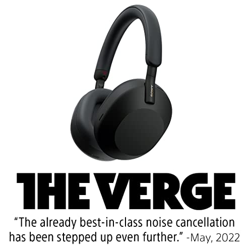Sony WH-1000XM5 Best Active Noise Cancelling Wireless Bluetooth Over Ear Headphones with Mic for Clear Calling, up to 40 Hours Battery Black Sony WH-1000XM5 Best Active Noise Cancelling Wireless Bluetooth Over Ear Headphones with Mic for Clear Calling, up to 40 Hours Battery Black