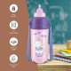 Milton Kool Trendy 500 Plastic Insulated Water Bottle with Straw for Kids, 490 ml, Purple