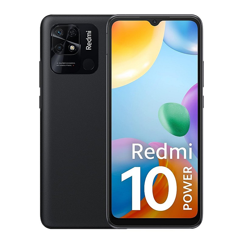 Xiaomi Redmi 10 Power (Power Black, 8GB RAM, 128GB Storage) Refurbished