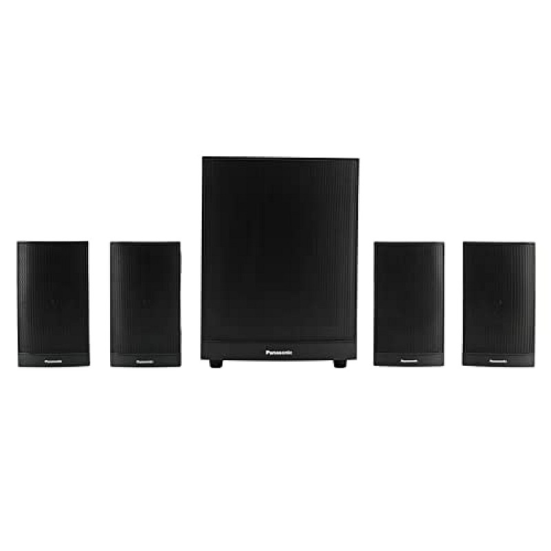 Panasonic SC-HT460GW-K 4.1 Ch Home Theatre, 100W, Bluetooth, USB, AUX, Powerful Subwoofer Speaker system (Black)