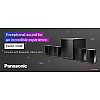 Panasonic SC-HT460GW-K 4.1 Ch Home Theatre, 100W, Bluetooth, USB, AUX, Powerful Subwoofer Speaker system (Black)