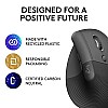 Logitech Lift Vertical Ergonomic Mouse, Wireless, Bluetooth