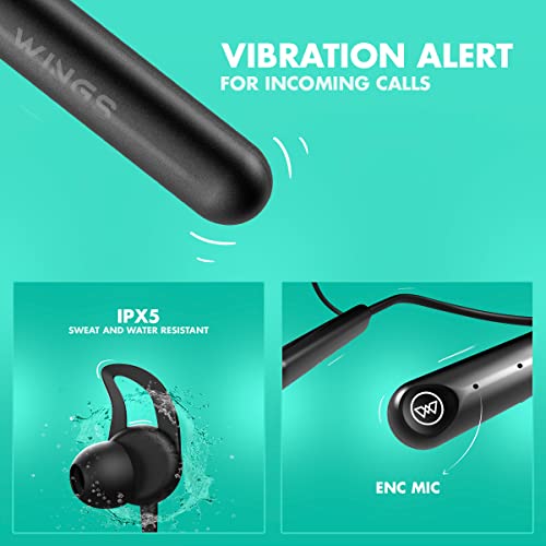 Wings Phantom 205 Wireless Earbuds, Touch Controls 40ms Low Latency Wings Phantom 205 Wireless Earbuds, Touch Controls 40ms Low Latency