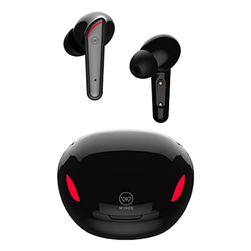 Wings Phantom 250 Gaming TWS Earbuds Earphones (Black)