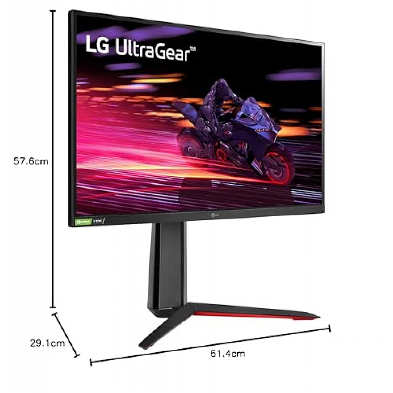 LG Ultragear QHD Nano IPS (27 inches 165 Hz, 180 Hz 1ms 27GP850 Monitor Black