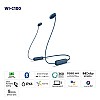 Sony WI-C100 Wireless Headphones with Customizable Equalizer for Deep Bass and 25 Hrs Battery Blue