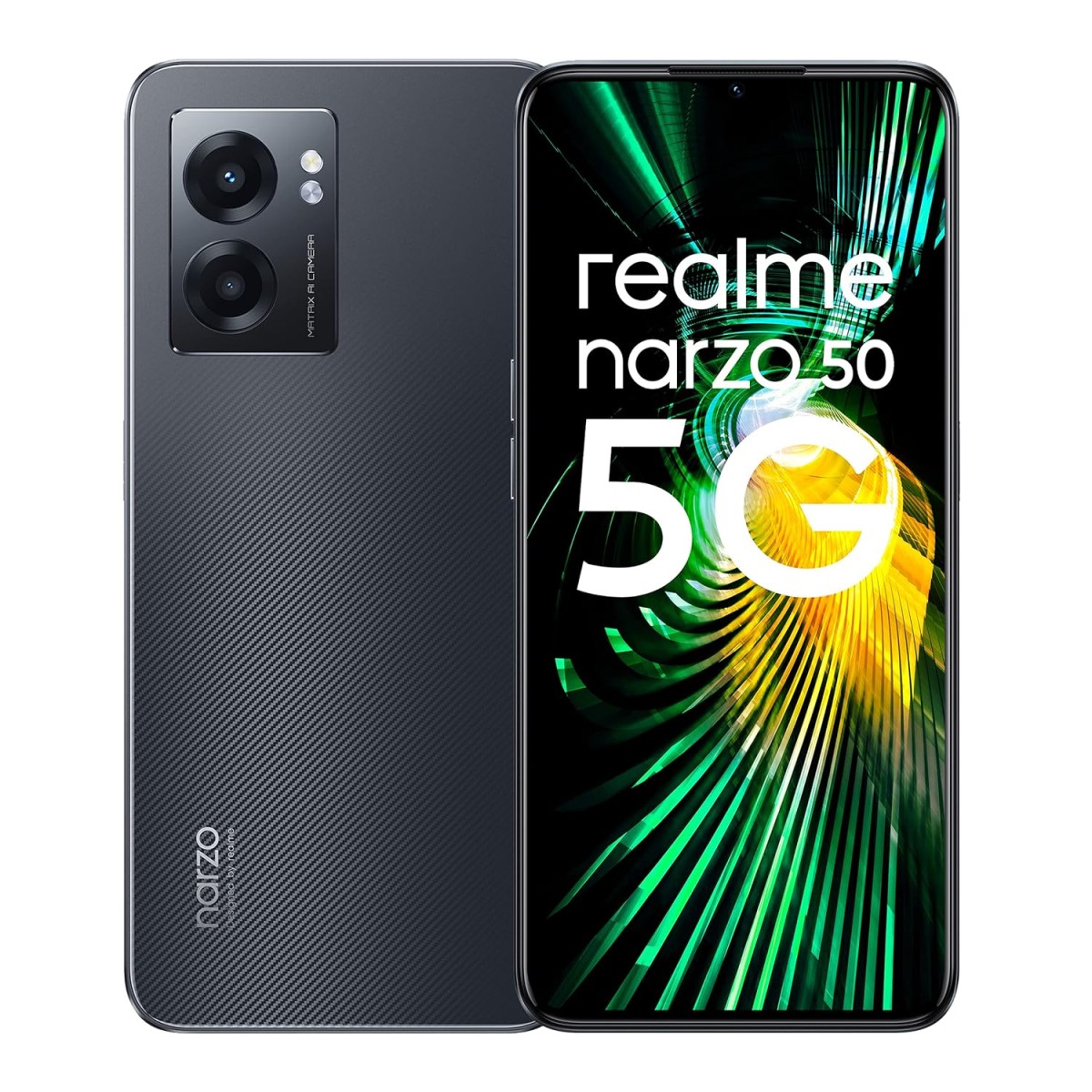 Realme Narzo 50 5G (Hyper Black, 4GB RAM 128GB Storage) refurbished