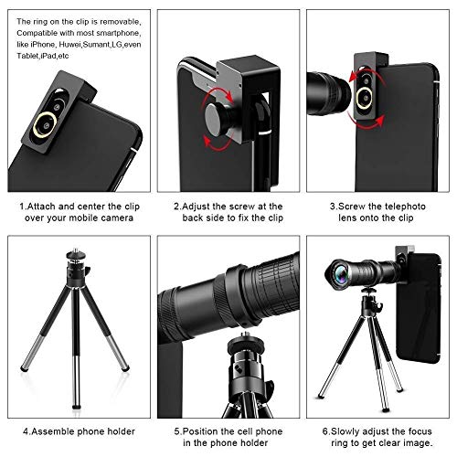 AIRTREE 26X 4K HD Universal Zoom Mobile Phone Lens Telephoto External Smartphone Camera Lens(Multicolor) AIRTREE 26X 4K HD Universal Zoom Mobile Phone Lens Telephoto External Smartphone Camera Lens(Multicolor)