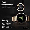 Vibez By Lifelong Xena SmartWatch For Women With Hd Display| Ecg+Ppg|Body Temprature (Gold)