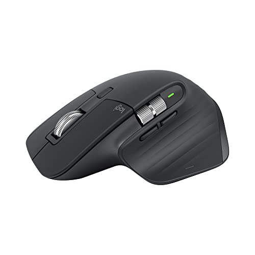 Logitech MX Master 3S - Wireless Performance Mouse with Ultra-Fast Scrolling, Ergo, 8K DPI, Track on Glass, Quiet Clicks Logitech MX Master 3S - Wireless Performance Mouse with Ultra-Fast Scrolling, Ergo, 8K DPI, Track on Glass, Quiet Clicks