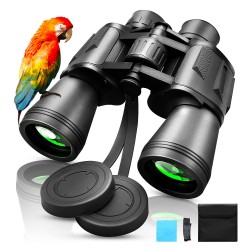 ZORBES® 20x50 High Rate Binocular, Binoculars for Long Distance Compact HD Professional/Daily Waterproof Binoculars Telescope for Kids Adults 