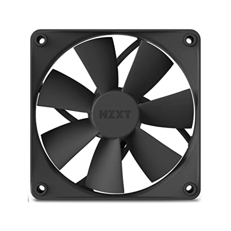 NZXT F120 RGB 120 mm RGB Case Fan - Single Pack (Black) - RF-R12SF-B1