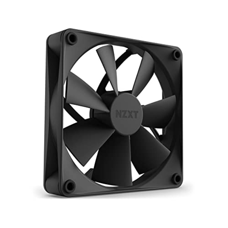 NZXT F120 RGB 120 mm RGB Case Fan - Single Pack (Black) - RF-R12SF-B1