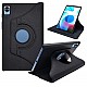 CEDO Realme Pad Mini (8.7 Inch) Flip Cover | Leather Finish | 360 Degree Rotate Flip Cover | Shockproof Style Case for Realme Pad Mini (8.7 Inch) (Black)