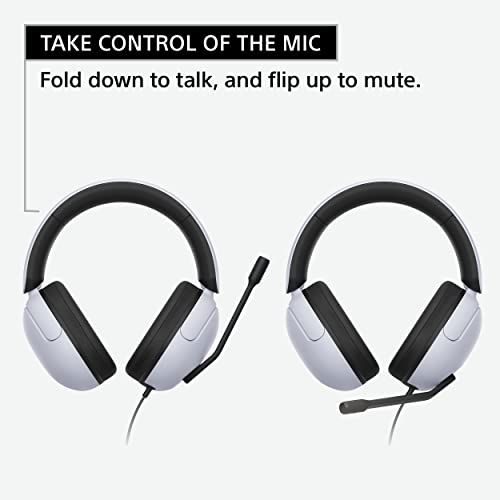 Sony INZONE H3, MDR-G300 Wired Gaming Headset, Over-Ear Headphones with 360 Spatial Sound, USB Wired Over-Ear (White) Sony INZONE H3, MDR-G300 Wired Gaming Headset, Over-Ear Headphones with 360 Spatial Sound, USB Wired Over-Ear (White)