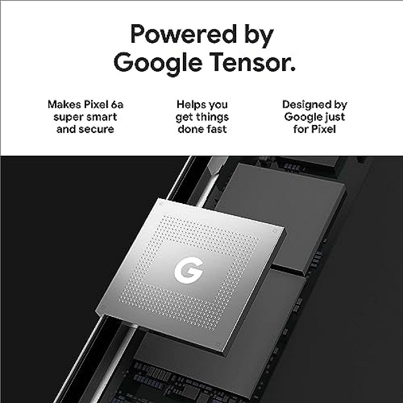 Google Pixel 6a 5G (Chalk, 6GB RAM, 128GB Storage) Refurbished