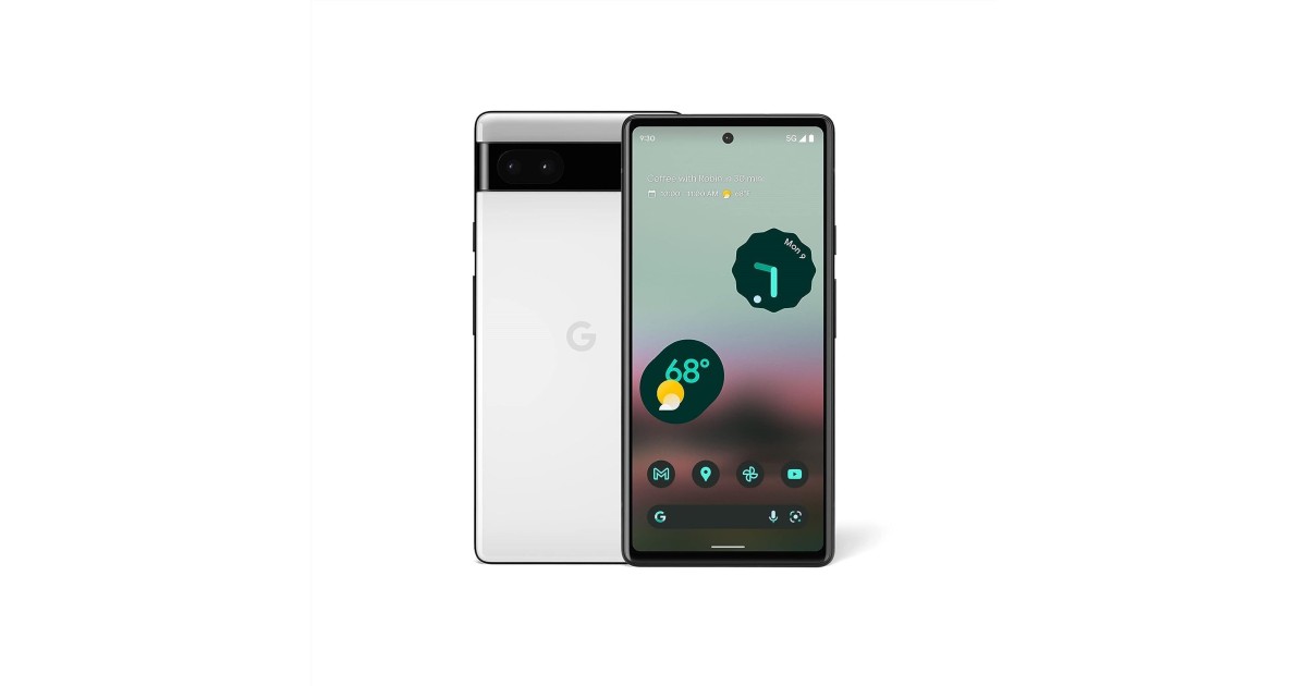 Google Pixel 6a 5G (Chalk, 6GB RAM, 128GB Storage) Refurbished