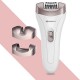 Havells FD5051 Epilator, Hair Removal for Women, Wet and Dry, Cordless, Rechargeable (White)