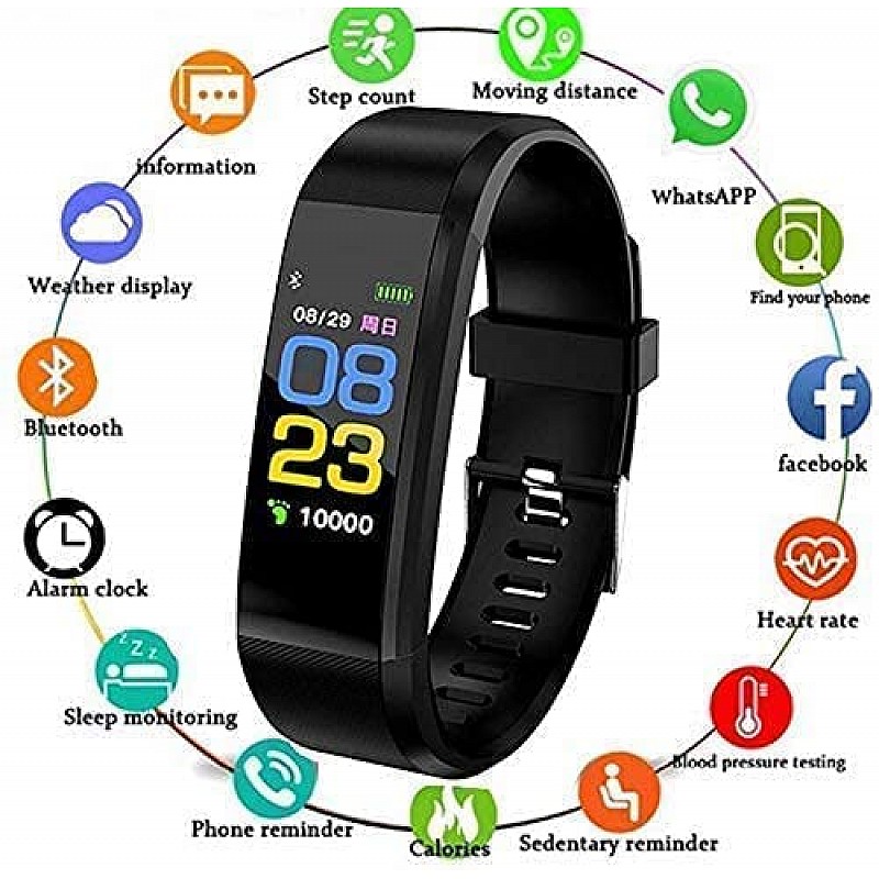 AIRTREE Bluetooth M3 Smart Fitness Band (Black Color)