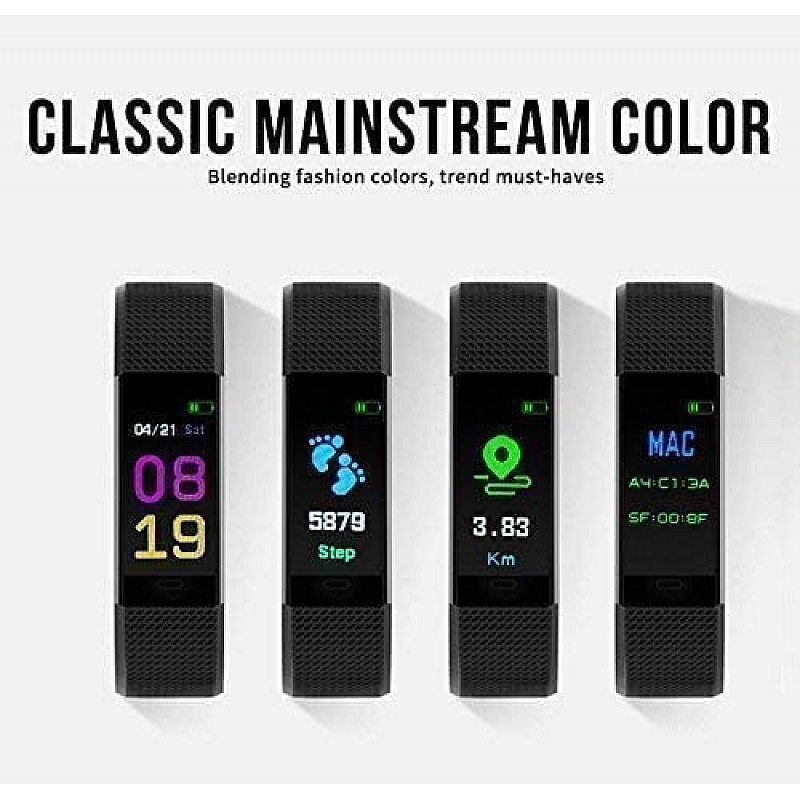 AIRTREE Bluetooth M3 Smart Fitness Band (Black Color)