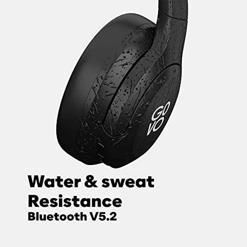 GOVO GOBOLD 610 Bluetooth Wireless On Ear Headphone with Mic, 15H Play Time Black