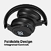 GOVO GOBOLD 610 Bluetooth Wireless On Ear Headphone with Mic, 15H Play Time Black