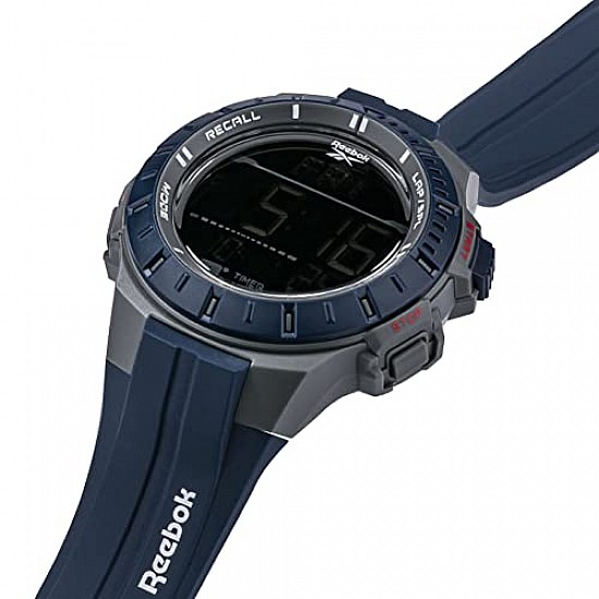 Reebok Grit Digital Black Dial Men's Watch-RV-GRI-G9-PAPN-BW