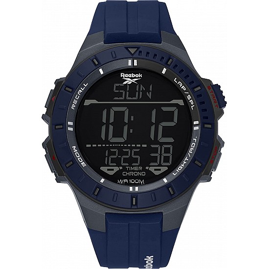 Reebok Grit Digital Black Dial Men's Watch-RV-GRI-G9-PAPN-BW