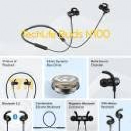 realme TechLife Buds N100 Wireless Bluetooth in Ear Neckband (Grey)