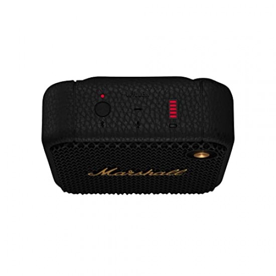 Marshall Willen 10 W Portable Bluetooth Speaker - Black & Brass