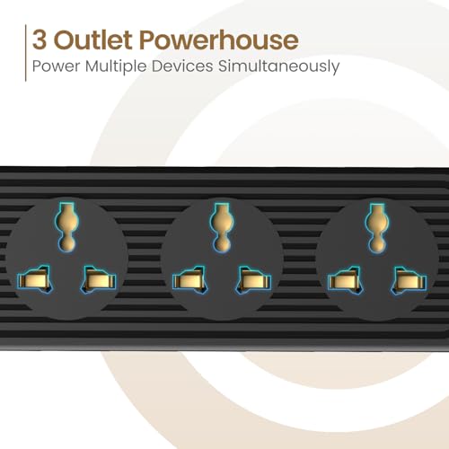 Portronics Power Plate 10 Extension Board with 4 Universal Sockets, 3 Meter Long Cord, 1500 Watts, 6 Amp Multi Plug for Office & Home Appliances (Black) Portronics Power Plate 10 Extension Board with 4 Universal Sockets, 3 Meter Long Cord, 1500 Watts, 6 Amp Multi Plug for Office & Home Appliances (Black)