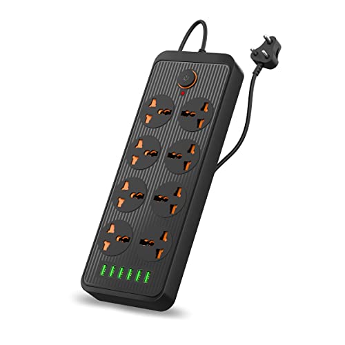 Portronics Power Plate 10 Extension Board with 4 Universal Sockets, 3 Meter Long Cord, 1500 Watts, 6 Amp Multi Plug for Office & Home Appliances (Black) Portronics Power Plate 10 Extension Board with 4 Universal Sockets, 3 Meter Long Cord, 1500 Watts, 6 Amp Multi Plug for Office & Home Appliances (Black)