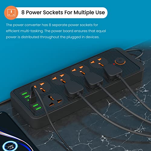 Portronics Power Plate 10 Extension Board with 4 Universal Sockets, 3 Meter Long Cord, 1500 Watts, 6 Amp Multi Plug for Office & Home Appliances (Black) Portronics Power Plate 10 Extension Board with 4 Universal Sockets, 3 Meter Long Cord, 1500 Watts, 6 Amp Multi Plug for Office & Home Appliances (Black)